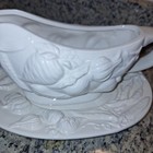 Oversized Fall Gravy Boat W/Matching Plate~Thanksgiving~Pumpkins~Vintage — photo 3