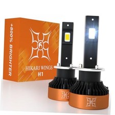 LED Foglight, 50000LM Pure White 6000K LED Bulbs, Plug  Play IP68 H1