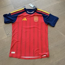 New: Adidas Authentic Spain Men s Medium JN4366 World Cup 2026 Home Jersey Red