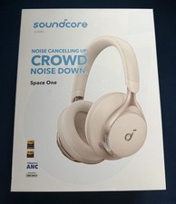 soundcore Space One Wireless Bluetooth ANC Over-Ear Headphones White A3035
