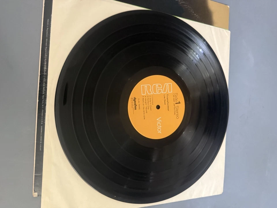 LOU REED TRANSFORMER 1972 ROCK LP VINYL ALBUM - Image 3 of 4
