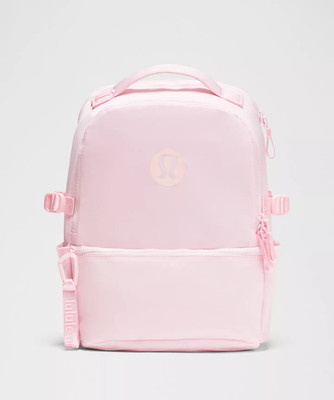 LULULEMON NEW CREW BACKPACK 22L UPDATED~PINK PEARL/WACKY KHAKI~NWT USPS SHIP