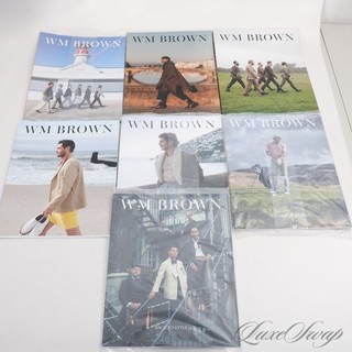 LOT X7 W.M. Brown Mens Fashion Lifestyle Interest 2019 2021 Magazines NR #12