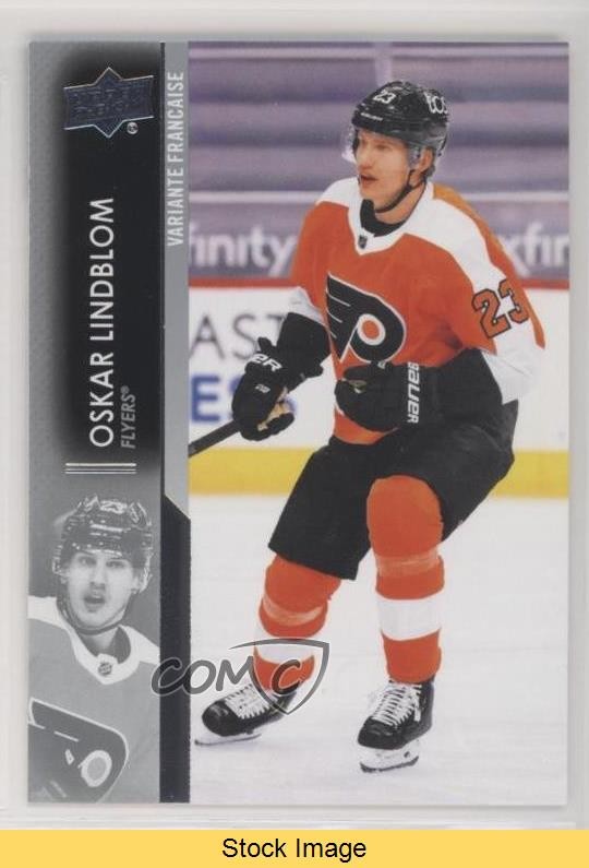 2021-22 Upper Deck Series 1 French Oskar Lindblom #138 READ z6b