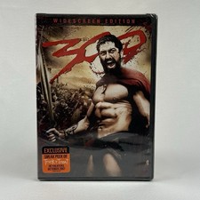 300 DVD, 2007, Widescreen NEW Gerard Butler Lena Headey