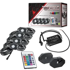 Oracle Lighting Bluetooth + RF ColorSHIFT Underbody Rock Light Kit - 4 pcs