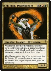 Sek'Kuar, Deathkeeper - Coldsnap #131