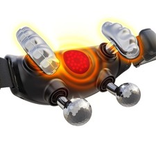 Upgraded Neck Massager for Pain Relief Deep WarmSoothy, Deep-black