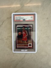 2023-24 Panini Hoops Amen Thompson Rookie Artist Proof Black 1/1 RC PSA 9