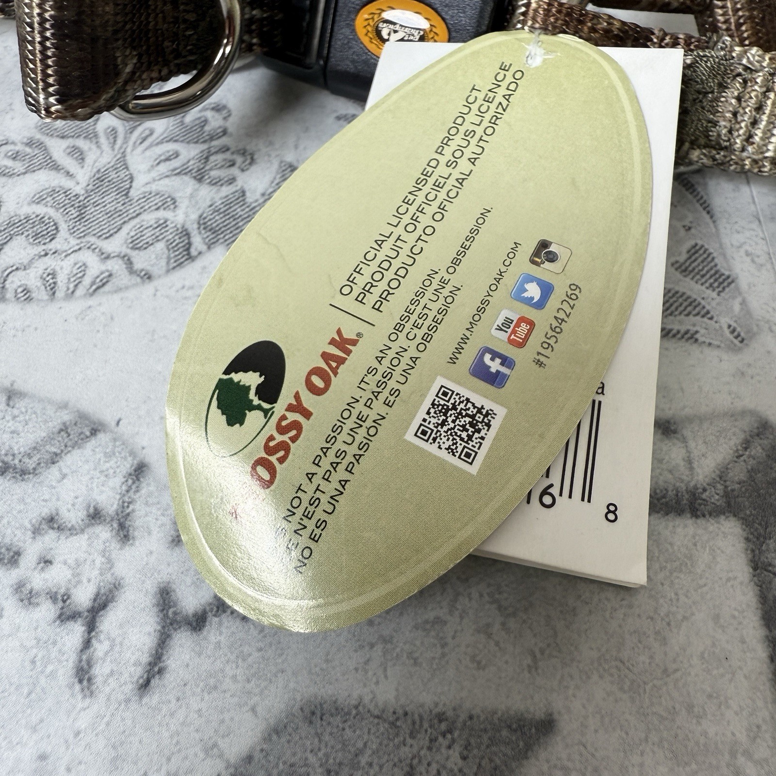 New Pet Champion Mossy Oak Camo Style Step-In Harness, Medium 14-20"  5/8” Wide