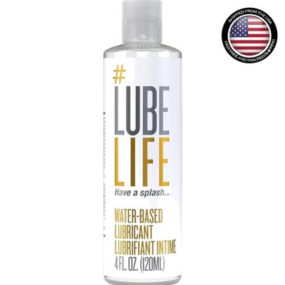 Travel-Friendly Water-Based Lubricant, 4 Fl Oz - Non-Staining & Easy Clean-Up