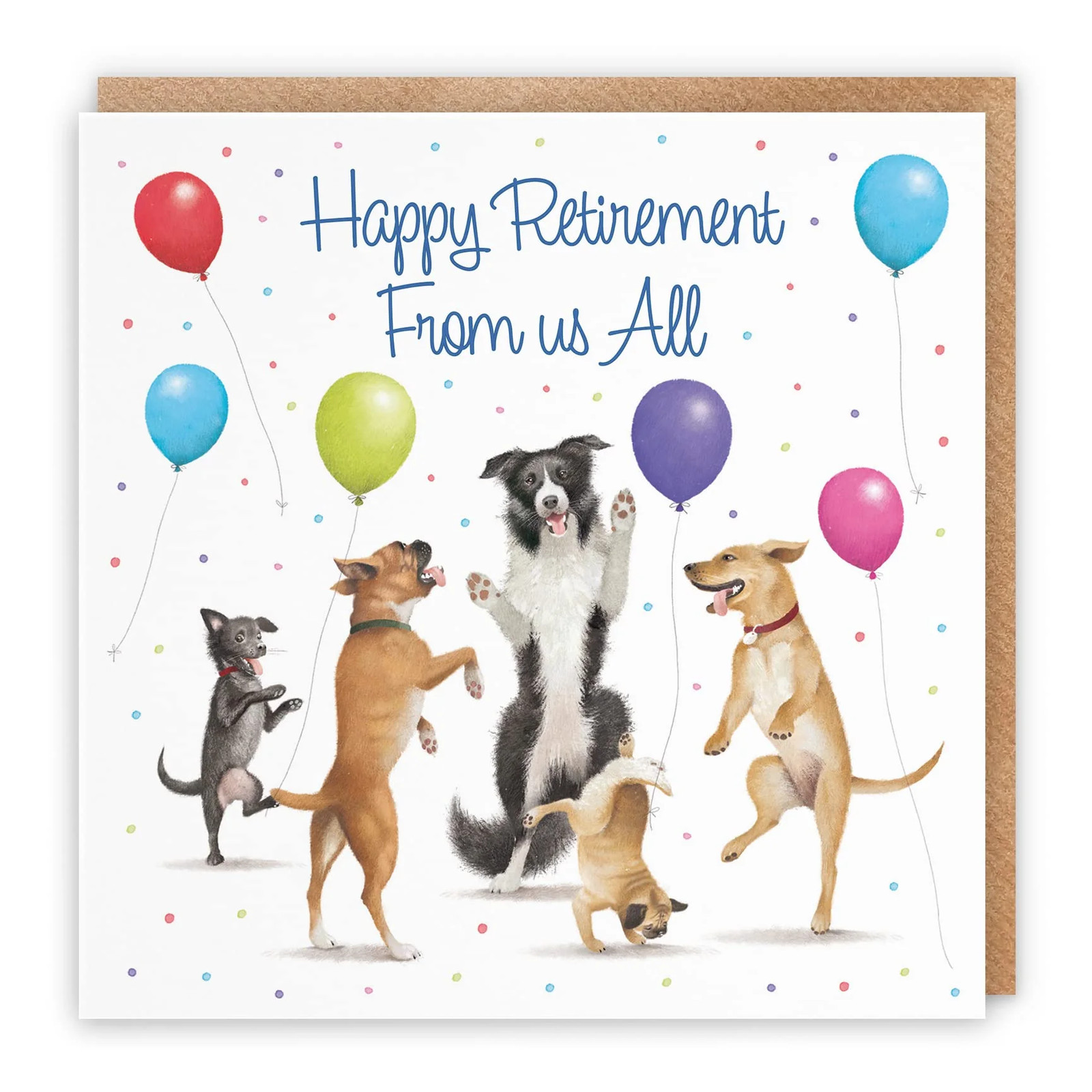 Retirement Card From Us All Dancing Dogs Milo's Gallery
