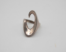 Vintage Sterling Wave Ring Size 5.5