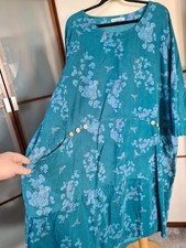 New Collection lightweight pincord dress balloon style floral lagenlook 20 22