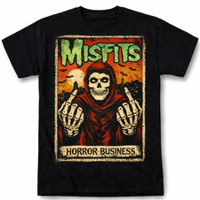 The Misfits Psycho Fiend Skull Danzig Era Horror Punk Graphic Unisex T-shirt