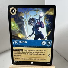 Judy Hopps On the Case 137/204 Whispers in the Well Uncommon Disney Lorcana