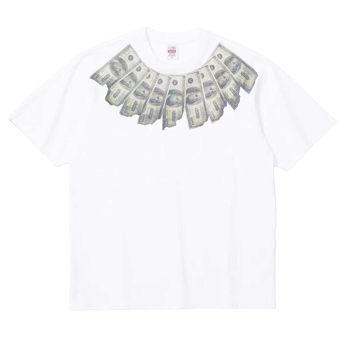 Supreme MM6 Maison Margiela Money S/S Top White | eBay