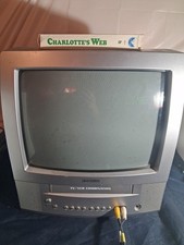 Toshiba 13” CRT TV/VCR Combo – Tested & Working – Retro Gaming/VHS