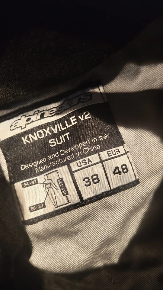 Traje de carreras Alpinestars Knoxville v2 SFI 3.2A/5 - Talla 38/48 - Ligeramente usado Foto 4 de 4