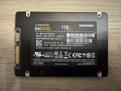 Samsung 860 EVO V-NAND SSD, SATA, 1TB