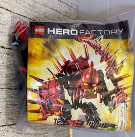 LEGO Hero Factory Xplode 7147 &ndash; Figure w/ Manual (2010 Retired Set Missing Blade
