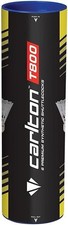 CARLTON T800 White Badminton Federbälle Blue Speed - Tube of 6