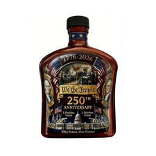Whiskey Bottle America Us 250Th Anniversary We The People Glass Whiskey Bottle