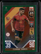 Ferran Torres 2022 Match Attax 101 Road To UEFA Nations League Green CD 49