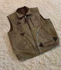 Vintage Multipocket Leather Vest