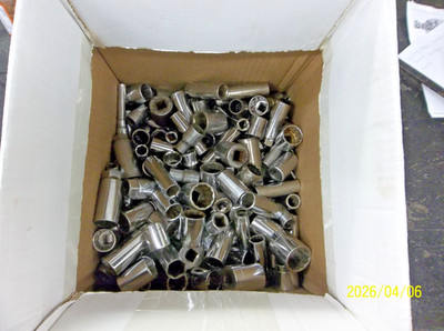 250 Pc. Craftsman Assorted Socket Lot All Marked Made In USA 1/4, 1/2, 3/8 Drive