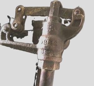 1942 collectible Ballcock Toilet  fixture for parts, Restoration,or Steampunk. 
