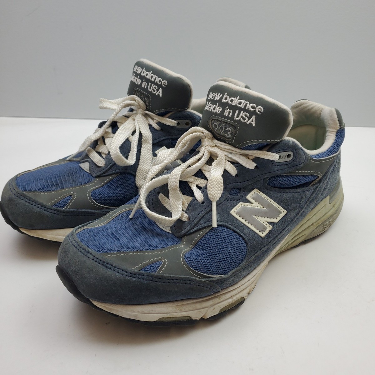 New Balance 993 Made in USA Shoes Mens 8.5 4E X-Wide Indigo Blue