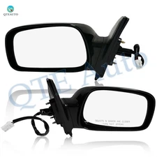 Pair 2 Left-Right Side Power Non-Folding View Mirror To 2003-2008 Toyota Corolla