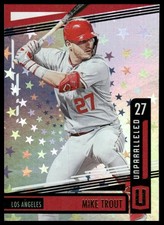 Mike Trout 2020 Panini Chronicles #24 Unparalleled Astral Los Angeles Angels