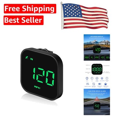 Digital GPS Speedometer HUD - Universal Car Display in MPH/KPH for All Vehicles