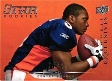 2008 Upper Deck Rookie Exclusives #RE68 Eddie Royal