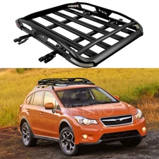 Roof Rack w/ Cross Bar Cargo Carrier Basket Luggage Storage For Subaru Crosstrek