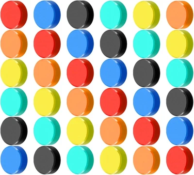 30 Stück Kühlschrankmagnete Whiteboard-Magnete Starke Runde Magnete