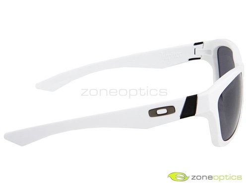 Oakley Jupiter Sunglasses 42-228 Polished White/Grey - Picture 3 of 3