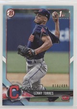 2018 Bowman Draft Sky Blue 18/499 Lenny Torres Jr Lenny Torres #BD-8 2a9