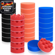 Auto Polierschwamm Set 8cm Polierpads Winkelschleifer Polieraufsatz 32 Stück
