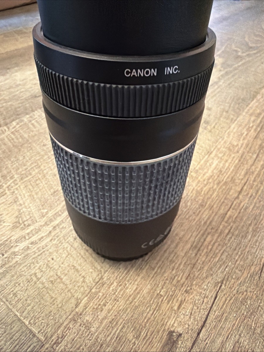 toshi581216 CANON ZOOM LENS EF 75 Canon Zoom Lens EF 75-300MM 1:4-5.6 III 58mm With Caps | eBay