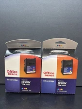 2 OFFICE DEPOT INK CARTRIDGE  3-COLOR INK REPLACES EPSON T041020. item 611-224