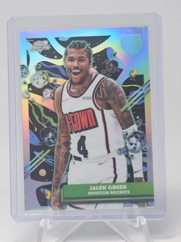 JALEN GREEN 2025-26 TOPPS CHROME COSMIC REFRACTOR #33 ROCKETS Q4770