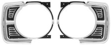 New Mopar 1969 Dart Headlight Bezels Pair New Mopar 1969 Dart Headlight Bezels Pair