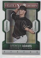 2014 Panini Elite Extra Edition Status Emerald Die-Cut 24/25 Spencer Adams 0b3