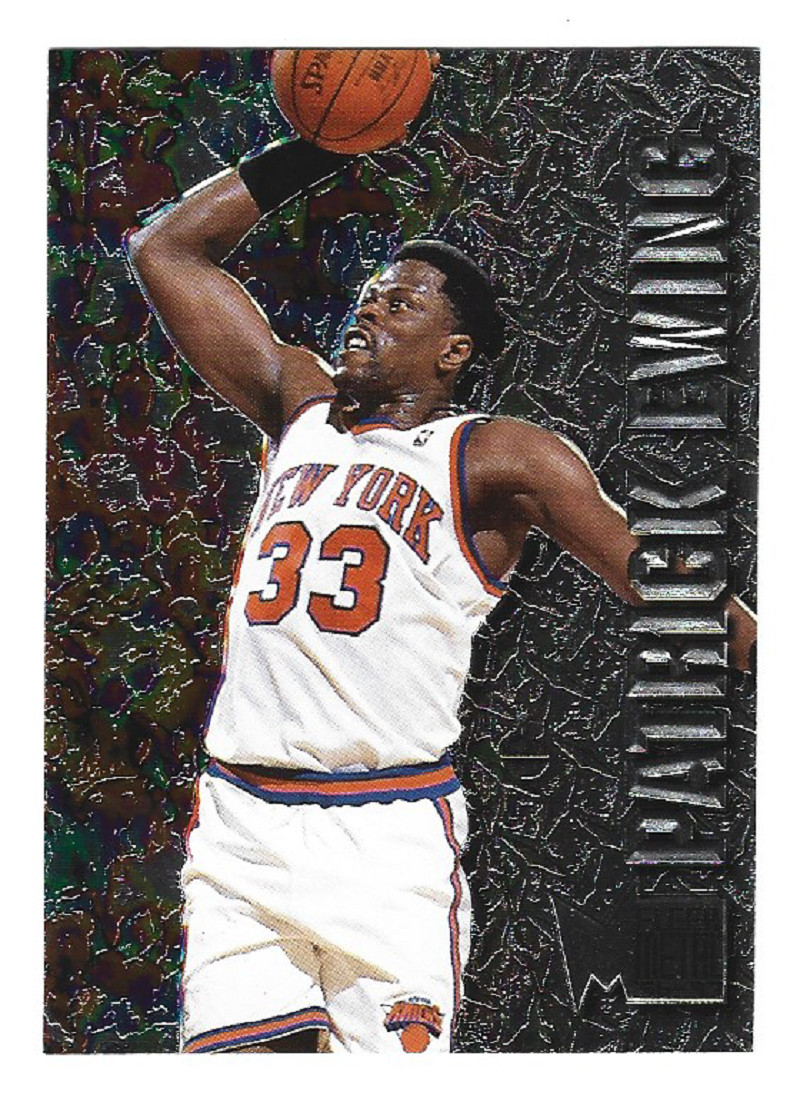 PATRICK EWING 1996-97 Metal Basketball # 64 New York Knicks HOF NM - MT