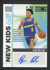 2022-23 RYAN ROLLINS AUTO PANINI CHRONICLES STATUS NEW KIDS ON THE COURT RC