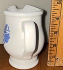 Pfaltzgraff White Blue Floral Ceramic Creamer Glossy Handle 3 oz 3.5 in Height — photo 2