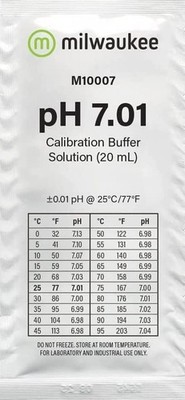 Milwaukee pH Tester Calibration/Buffer 7.01 Solution - Lot of 3